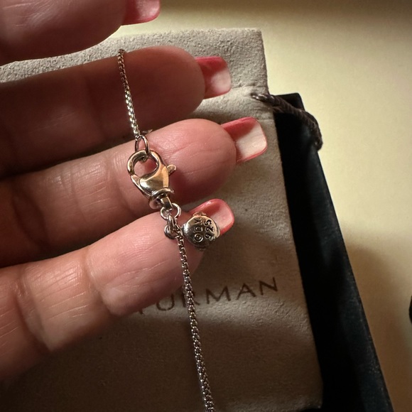 David Yurman CrossoverDiamond Pendant Necklace - Picture 3 of 7